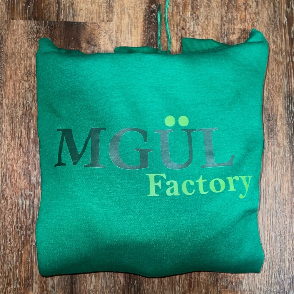 Green hoodie brand MGÜL